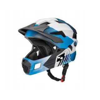 Rockbros kask rowerowy dziecięcy 48-54cm niebieski