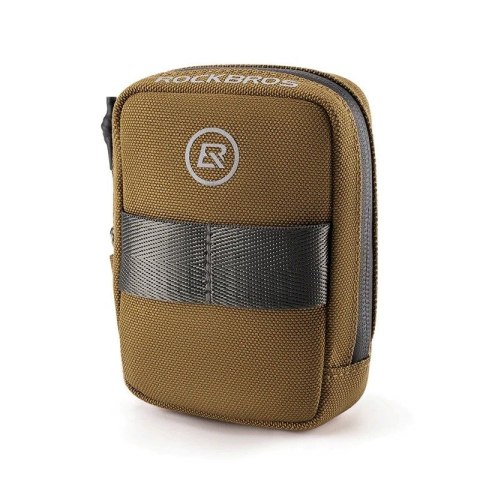 Rockbros torba rowerowa podsiodłowa brązowa 0,35l