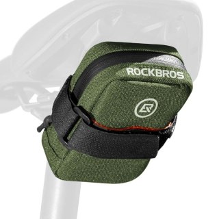 Rockbros torba rowerowa podsiodłowa zielona 0,35l