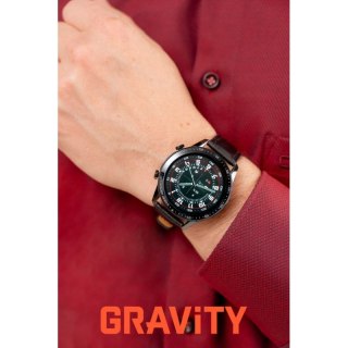 Smartwatch Gravity Czarny 2 Paski GT10-2