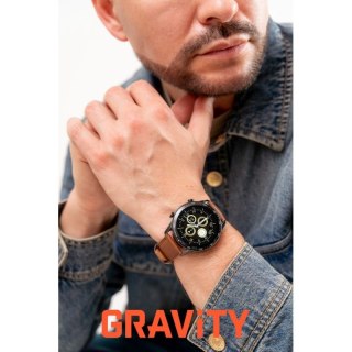 Smartwatch Gravity Czarny 2 Paski GT10-4