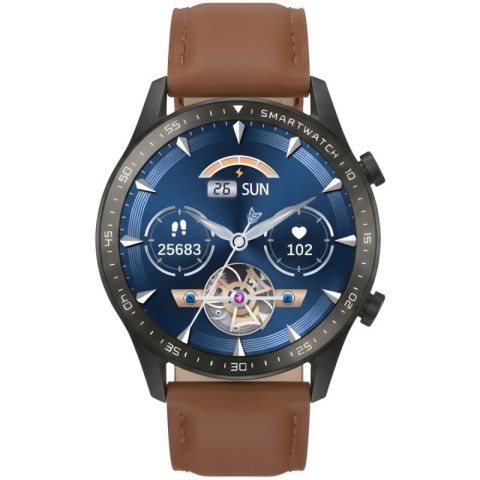 Smartwatch Gravity Czarny 2 Paski GT10-4