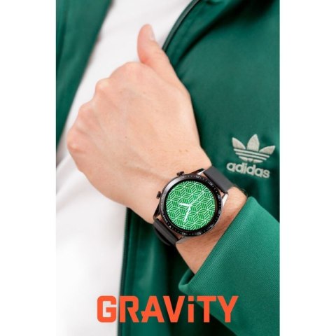 Smartwatch Gravity Czarny 2 Paski GT10-4