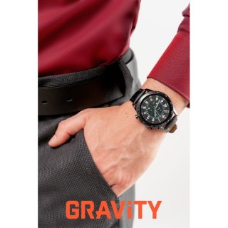 Smartwatch Gravity Czarny 2 Paski GT10-5