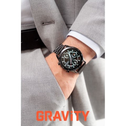 Smartwatch Gravity Czarny Bransoleta i Pasek GT10-1
