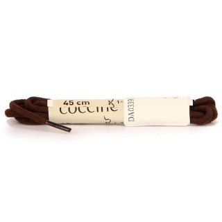 Sznurowadła Coccine bawełniane brązowe 45 cm DA0339B Coccine