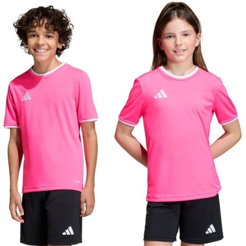 Koszulka dla dzieci adidas Entrada 26 Jersey różowa KE9846 Adidas