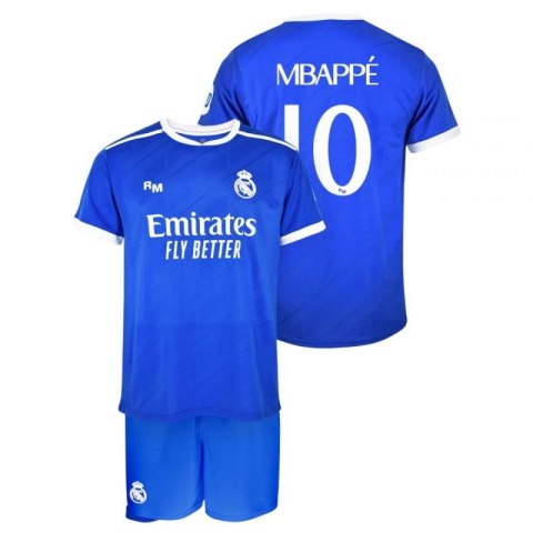 Real Madryt komplet koszulka spodenki junior Mbappe box RM25B3 Real Madryt
