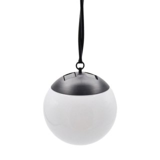 LAMPA SOLARNA PLASTIKOWA KULA WISZĄCA NA KLIPS 10X30CM KPL.2SZT