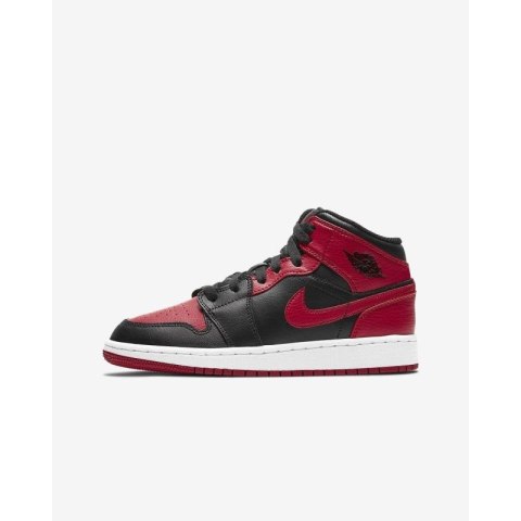 Buty Air Jordan 1 Mid Banned GS retro - 554725-074