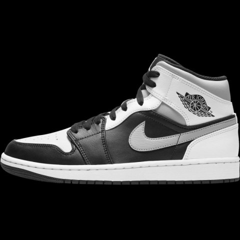 Buty Air Jordan 1 Mid White Shadow - 554724-073