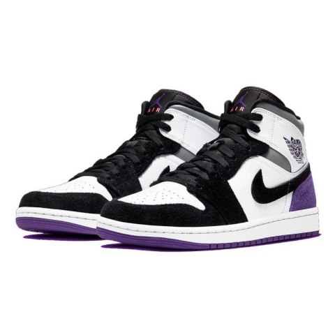 Buty do koszykówki Air Jordan 1 Mid SE Varsity Purple - 852542-105