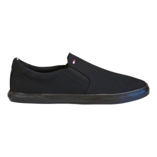Buty męskie Tommy Hilfiger Iconic Slip On czarne - FM0FM00597 0GK