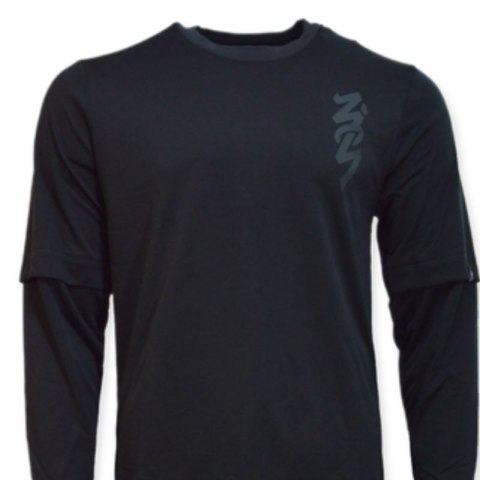 Bluza Air Jordan Zion Longsleeve Shooting Shirt Black/Dk Smoke Grey/Dk Smoke Grey - DJ5871-010