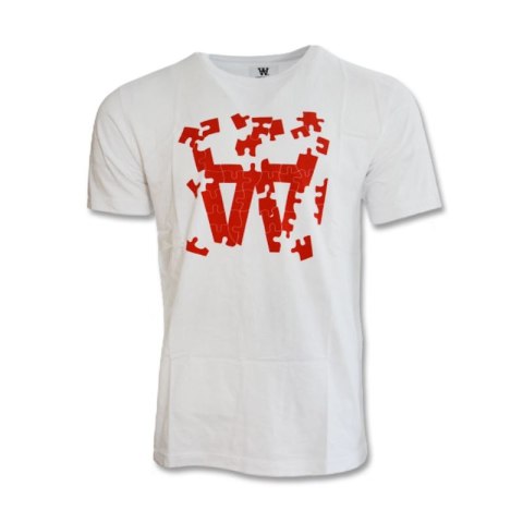 Koszulka Wood Wood Ace Puzzle T-shirt White - 10295703-2222-1