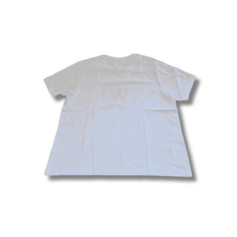 Koszulka uniwersalna Wood Wood Ace T-shirt White/Green Print - 10135701-2222-18
