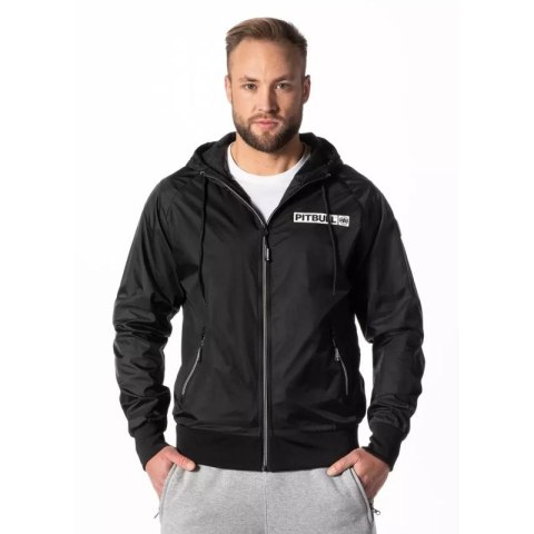 Kurtka męska wiosenna Pit Bull West Coast Athletic Logo Czarna przejściowa - 52300190000