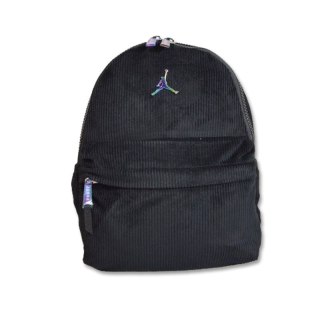 Plecak sportowy do szkoły Air Jordan Corduroy Girls Mini Backpack Black - 2A0860-023