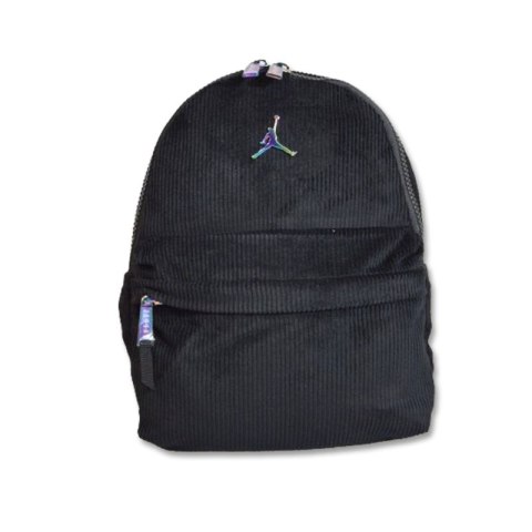 Plecak sportowy do szkoły Air Jordan Corduroy Girls Mini Backpack Black - 2A0860-023