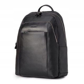 Plecak skórzany męski na laptop 15,6" Puccini Royal Collection Czarny - LGD6323-1