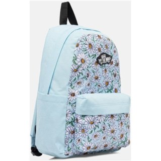 Plecak szkolny dziecięcy Vans Old Skool Grom Backpack 18L Crystal Blue w Kwiaty - VN000H56CAU1
