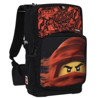 Plecak szkolny dziecięcy do przedszkola czerwony 18L Lego Ninjago Optimo Plus - 20222-2302