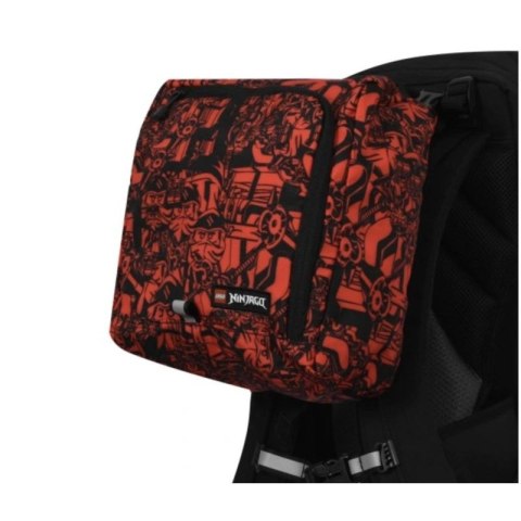 Plecak szkolny dziecięcy do przedszkola czerwony 18L Lego Ninjago Optimo Plus - 20222-2302