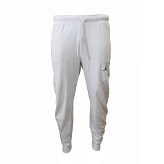 Spodnie dresy sportowe męskie białe Air Jordan Dri-FIT Training Fleece - DQ7890-135
