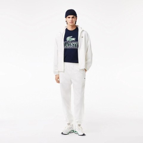 Czapka zimowa wełniana Lacoste Ribbed Wool Beanie Granatowa - RB0001-166