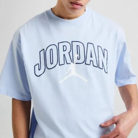 Koszulka męska Air Jordan Brooklyn Arch Logo T-shirt Niebieska - IB7347-407