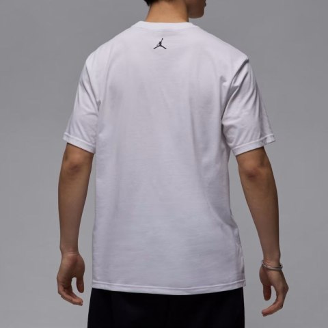 Koszulka męska Air Jordan Sport Dri-FIT Graphic T-Shirt Biała - HQ8966-100