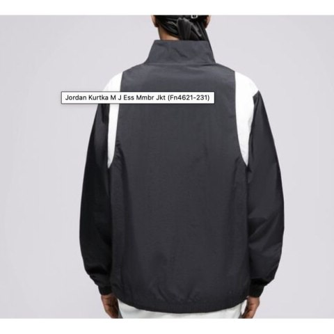 Kurtka męska Air Jordan Essentials Member Jacket Czarna - FN4621-010