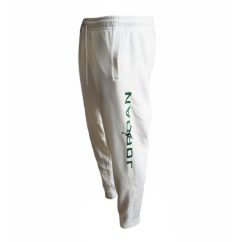Męskie spodnie dresowe Air Jordan Essentials Fleece Joggers Białe - HQ4645-133