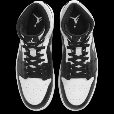 Buty Air Jordan 1 Mid White Shadow - 554724-073