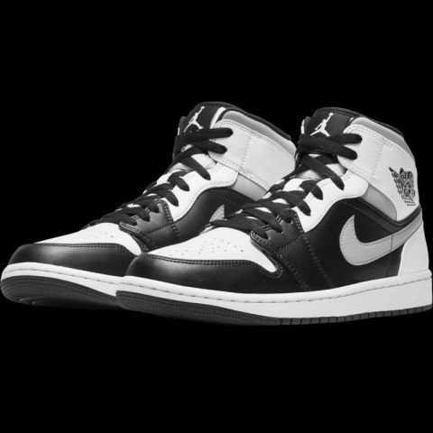Buty Air Jordan 1 Mid White Shadow - 554724-073