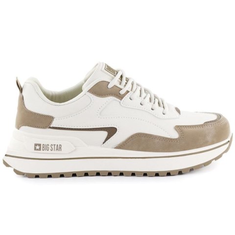 Buty sportowe na platformie beżowe Big Star RR274A216 Big Star