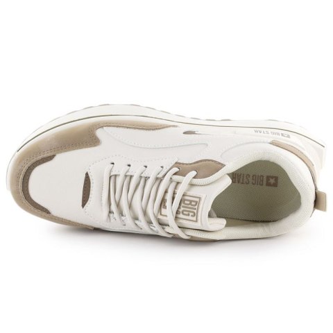 Buty sportowe na platformie beżowe Big Star RR274A216 Big Star