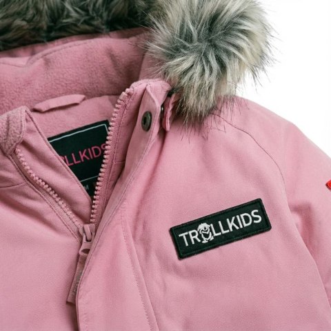 Kombinezon zimowy dziewczęcy Trollkids Kids Kirkenes Snowsuit śnieżny wodoodporny różowy (387-231) Trollkids