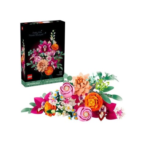 LEGO ICONS 10342 Botanicals - Piękny bukiet różowych kwiatów