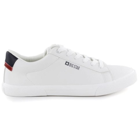 Trampki niskie męskie ekoskóra białe Big Star TT174001 Big Star