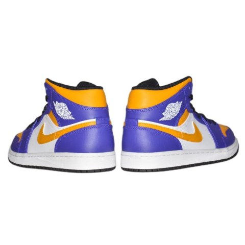 Buty Air Jordan 1 MID Sneakersy Los Angeles Lakers LA - DQ8426-517