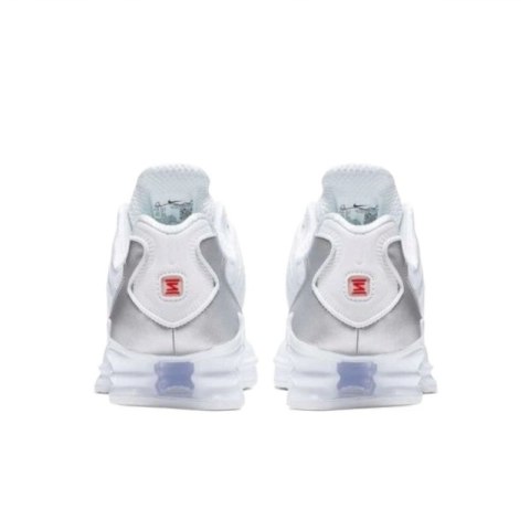 Buty sportowe męskie Nike SHOX TL Metallic Silver białe - AV3595-100