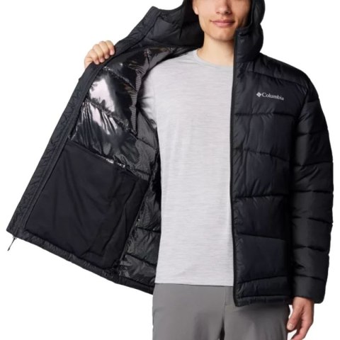 Kurtka męska zimowa czarna Columbia Fivemile Butte II Hooded Jacket - WX6004-010