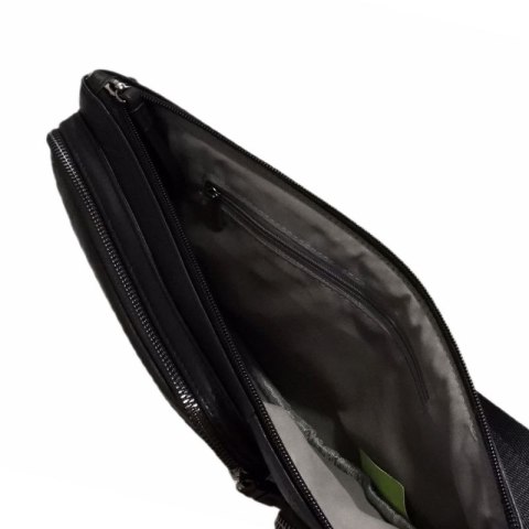 Męska torba saszetka na ramię Aeronautica Militare Sling Bag Czarna - AM-8483