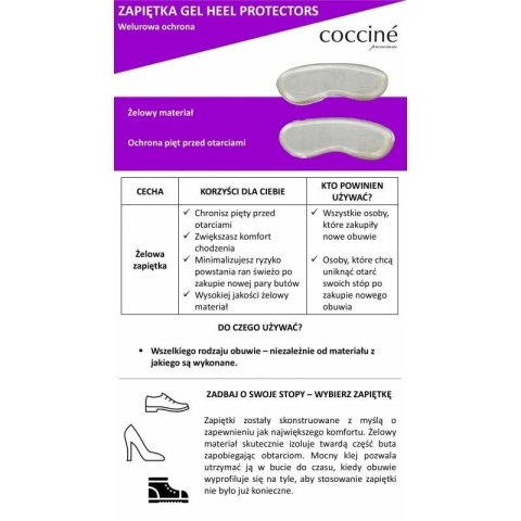 Zapiętka żelowa Coccine DA0288 Coccine
