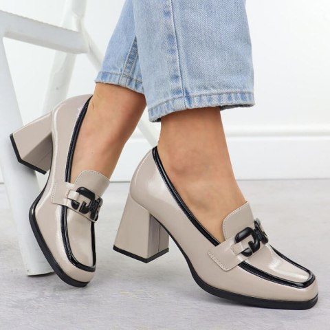 Półbuty na słupku Potocki W SZ12553 WOL289B Potocki