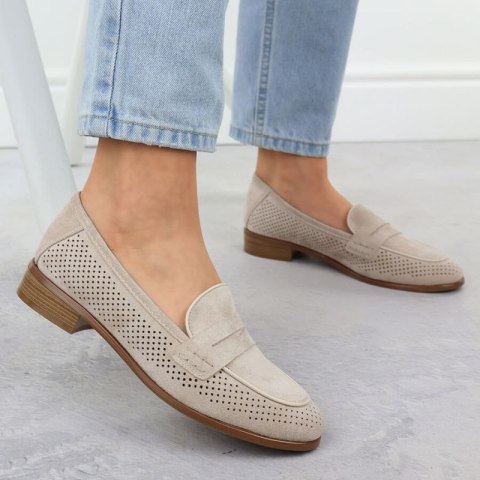 Półbuty zamszowe lordsy Potocki W SZ12585 WOL291B Potocki