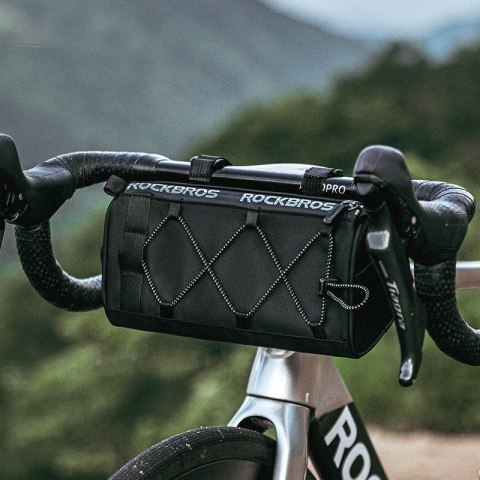 Rockbros torba rowerowa na kierownicę B114 czarna Rockbros