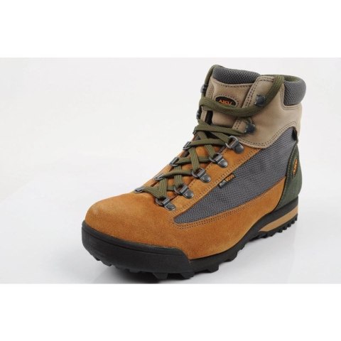Aku buty sportowe trekkingowe damskie Slope GTX skórzane za kostkę brązowe szare