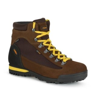 Aku buty sportowe trekkingowe damskie Slope GTX skórzane za kostkę brązowe